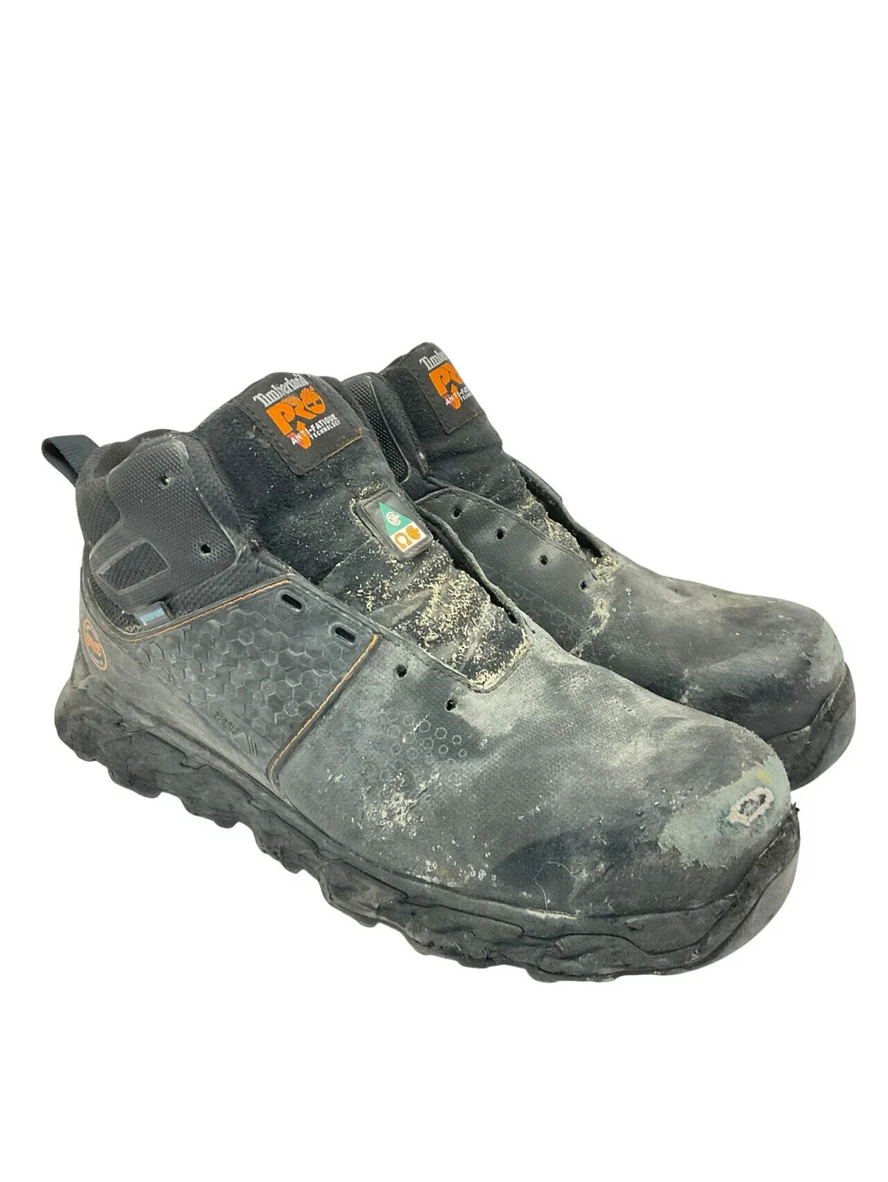 Timberland PRO Men's Mid-Cut Ridgework Comp Toe Work Boots A1OP6 Black Size 11W